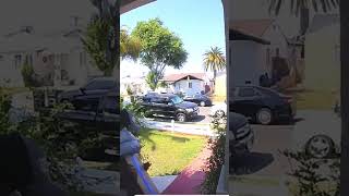 Man Steals Package from Front of House Caught on CCTV [upl. by Eussoj675]