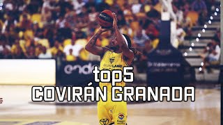 TOP 5 Elaborado en Canarias vs Covirán Granada GrancaTV 131123 [upl. by Aihsenak]