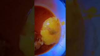 Plantain fufu with soup food [upl. by Ateloiv384]