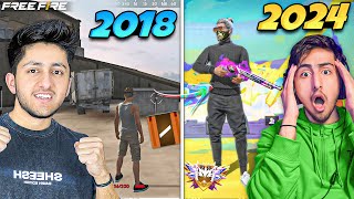 Old Free Fire 2017 Vs 2024 Searching Old Players Today Are They Still Playing Free Fire [upl. by Eyla68]