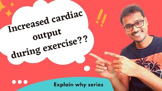 Cardiac output increased during exercise WHY [upl. by Alarick576]