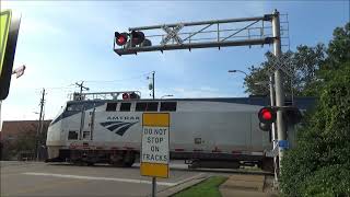 Academy Street Railroad Crossing 1 Cary NC [upl. by Enilrek]