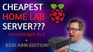 Cheapest home lab server Raspberry Pi 4 Virtualization Server ESXi Arm edition [upl. by Esele452]