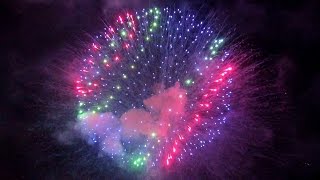 【4K】2017 Wakakusayama Mountain Burning fireworks Japan [upl. by Kegan232]