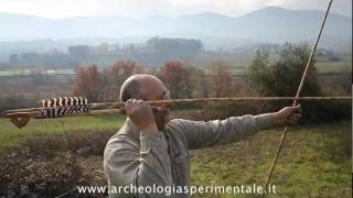 Lancio con il propulsore  Spear Throwers  Archeologia Sperimentale [upl. by Anaiek877]