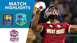 Explosive Andre Fletcher Smashes 84  Sri Lanka vs West Indies  ICC Mens WT20  Highlights [upl. by Ydualc779]