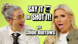 Chloe Burrows got BLOCKED by Paris Hilton  Say It Or Shot It 🥃 [upl. by Jemmy]