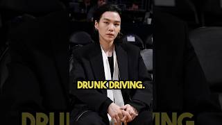 BTS Sugas CCTV Footage of Drunk Driving Might be Fake shorts [upl. by Burley]