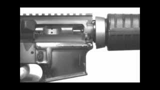 50 Beowulf AR15 Bolt Carrier Velocity slow motion [upl. by Comptom947]