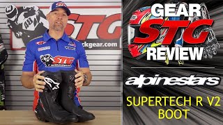 Alpinestars Supertech R V2 Boot Review  Sportbike Track Gear [upl. by Aicelef]