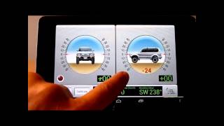 Car inclinometer for Android OS by MerloElectronics [upl. by Trainor]