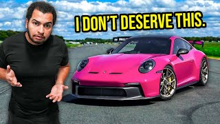 Idiot YouTuber Goes To The Top Gear Test Track And Nearly Has A Panic Attack [upl. by Nagirrek682]