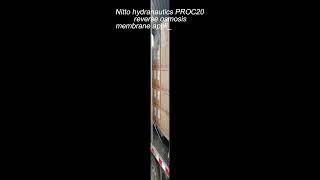 Nitto hydranautics PROC20 reverse osmosis membrane application field municipal sewage reuse [upl. by Dirgni]