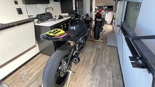 How I fit 2 sports bike in a small toy hauler 2022 Wolf Pup 18RJB [upl. by Wiburg295]