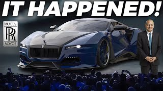 Rolls Royce Just Revealed An Insane New Supercar amp SHOCKS The Entire Industry [upl. by Becka]