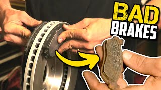 Why Your Car Brakes Are Making Noise  Squeaking Screeching Scraping Grinding Brake Noise [upl. by Enneirb]