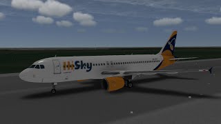 Landing EXTREM in Airport OTP OTOPENI  Real Flight Simulator [upl. by Yemerej]