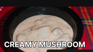 WHITE SAUCE MUSHROOM RECIPE  CREAMY MUSHROOM  QUICK EASY amp HEALTHY RECIPE ranjanaskitchenp8q [upl. by Hecklau]