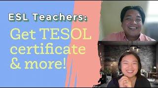 How to get a TESOL certificate onlineWhere to get TESOL TEYL ESL EAL certificationsESL teaching [upl. by Sosthenna764]