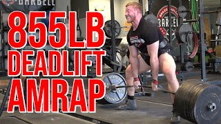 855LB Deadlift AMRAP and Post Meet Training [upl. by Lamej]