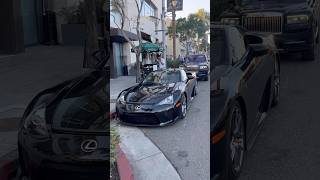 Lexus LFA Shows up in Beverly Hills carspotting lexuslfa [upl. by Adamsun]