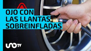 Movilidad ¿Qué pasa si un auto tiene las llantas sobreinfladas [upl. by Isayg888]