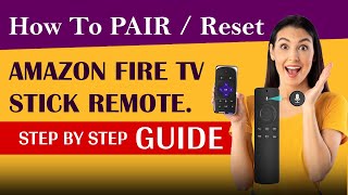 How to Pair Your Amazon Fire TV Stick Remote [upl. by Ahsikal]