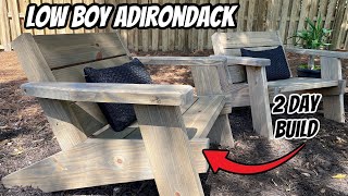 The BEST Adirondack Chair for BEGINNERS  woodworking how to [upl. by Enenstein]