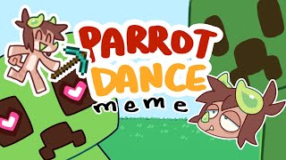 Parrot Dance Meme but with Creepers  Wholesome Minecraft Animation Meme [upl. by Aerdnuahs]