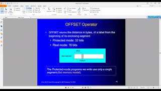 Assembly Language  Data Related Operators [upl. by Theo866]