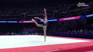 Amelie Morgan Floor Final 2018 Euros [upl. by Elrod]