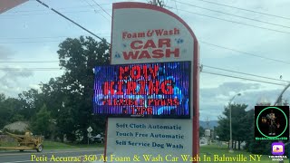 Petit Accutrac 360 At Foam amp Wash Car Wash In Balmville NY [upl. by Sauder]