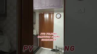 Folding partition doors  Pvc collopsible partition doors  Hyderabad Bangalore amp Chennai  shorts [upl. by Enal]