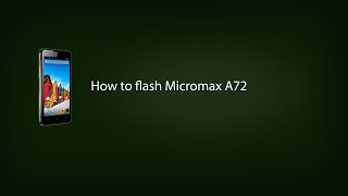 how to FlashUpgrade micromax a72 with sp tool [upl. by Aititil337]