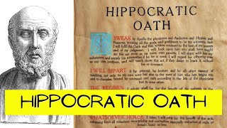 The Origin of the Hippocratic Oath [upl. by Nnaeirual890]