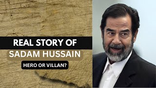 Real Story of Sadam Hussain  Dictator of Iraq  Sadam Hussain Life [upl. by Yecnuahc51]