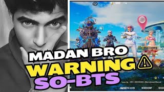 MADAN BRO WARNING FOR SO BTS ⚠️ IDHU KAPPURAM INDHA MAARI PANNATHINGA❌🤬 Full HD 60fps [upl. by Nylegna]