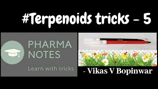 TERPENOIDS WITH TRICKS 5  MONOTERPENES  RRB PHARMACIST EXAM  GPAT  ESIC  PART77 [upl. by Aisetra]