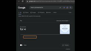 Google searchs pronunciation remediation widget failing [upl. by Ahtekal]