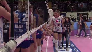 Pallavolo A1 femminile  MonzaNovara 32 highlights [upl. by Yadroc978]