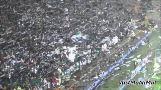 Milan Spezia 31  Tifo 7000 Spezzini a San Siro Tim Cup 150114 [upl. by Eceirtal365]