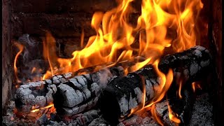 Enjoy a Cozy Fireplace Experience with Nature Sounds for a StressFree Evening [upl. by Ellierim]