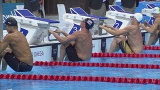 Swimming Mens 100m Backstroke Semifinals Replay  London 2012 Olympic Games [upl. by Sucy247]