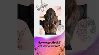 How to get voluminous hair haircare thickhair voluminoushair shorts [upl. by Assirol889]