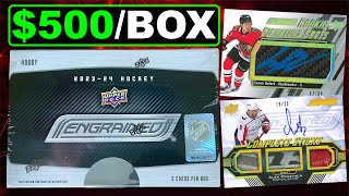 RETURNS AFTER 4 YEARS  202324 Upper Deck Engrained Hockey Hobby Box Break [upl. by Ahsitan]