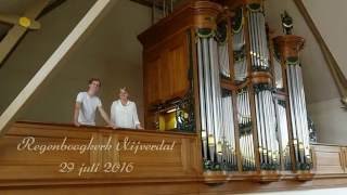 Toccata in F major BWV 540  JS Bach  Regenboogkerk Nijverdal [upl. by Ashley160]