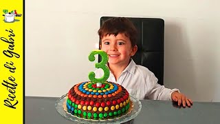 TORTA di COMPLEANNO al CIOCCOLATO per BAMBINI  Birthday Chocolate Cake easy recipe  Gabri [upl. by Oelgnaed]