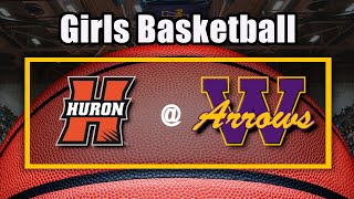 Huron at Watertown  Girls High School Basketball [upl. by Ayeka]