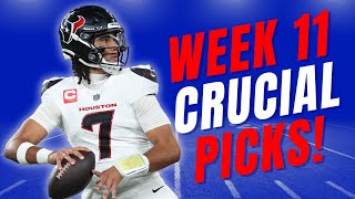 Week 11 Survivor Pool Picks 3 Top Selections amp InDepth Analysis [upl. by Atiuqcir]