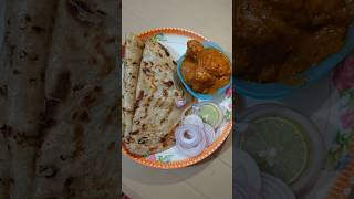 Dinnerbutterchickenkerala parotafoodbengali recipe bengali food Kolkatabengaliyummy food [upl. by Ignacia]